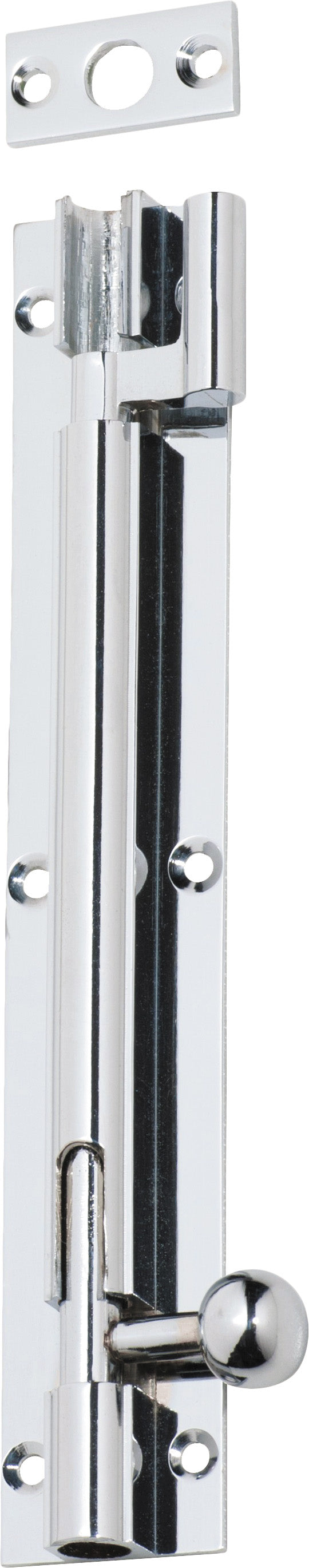Barrel Bolt Chrome Plated / Offset  L150mm
