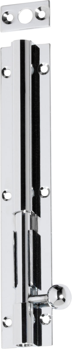 Barrel Bolt Chrome Plated / Long Throw L150mm