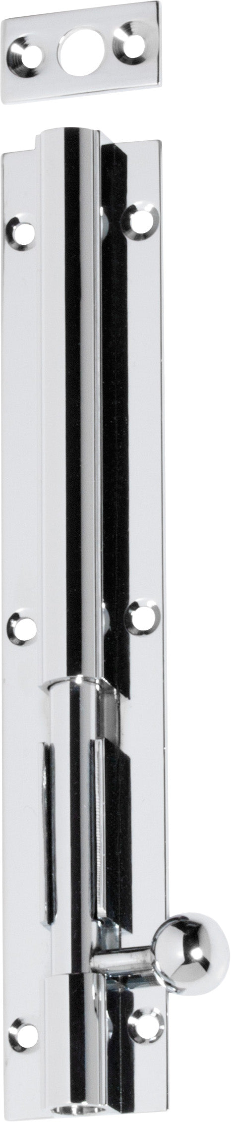 Barrel Bolt Chrome Plated / Long Throw L150mm