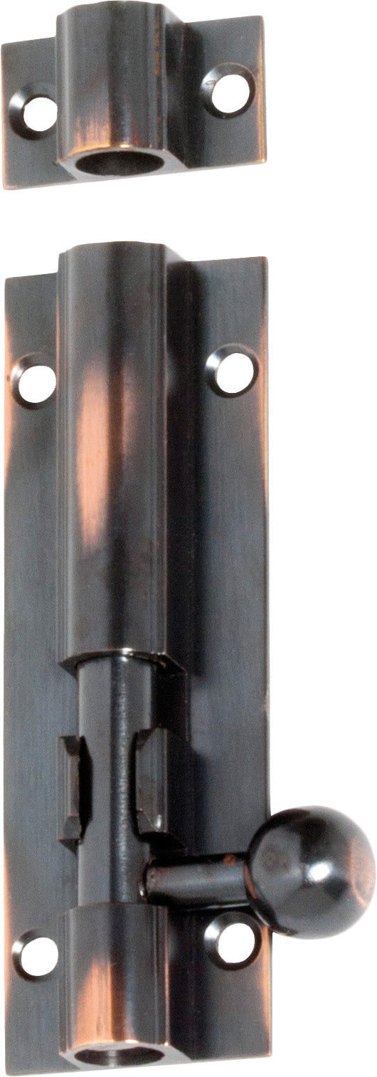 Barrel Bolt Antique Copper / L75mm