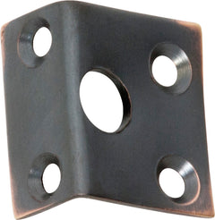 Barrel Bolt Right Angle Keeper Antique Copper / 7.5mm