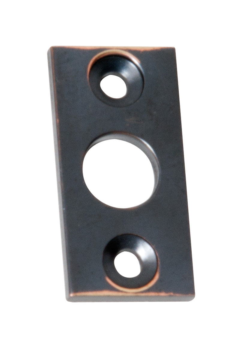 Barrel Bolt 9mm Flat Plate Keeper Antique Copper