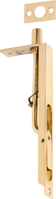 Flush Bolt Polished Brass / L150mm