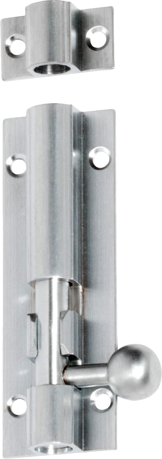 Barrel Bolt Satin Chrome / L75mm