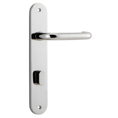 Oslo Lever - Oval Backplate Polished Nickel / Solid Brass