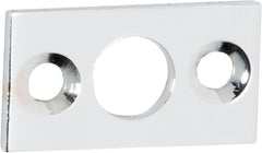 Barrel Bolt Flat Plate Keeper Chrome Plated / 7.5mm
