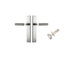 Brunswick Lever - Rectangular Backplate Passage Kit Satin Nickel / Solid Brass