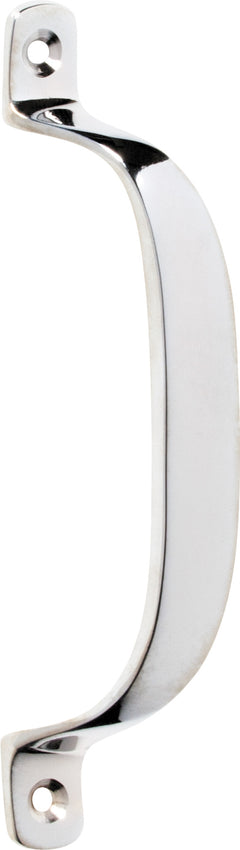 Offset Pull Handle Chrome Plated / H130xP23mm