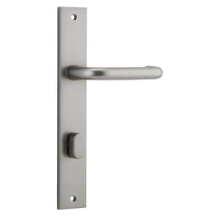 Oslo Lever - Rectangular Backplate Satin Nickel / Solid Brass