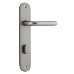 Oslo Lever - Oval Backplate Satin Nickel / Solid Brass