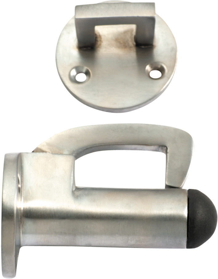 Hook Door Stop Satin Chrome