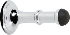 Small Concealed Fix Door Stop Chrome Plated
