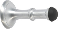 Small Concealed Fix Door Stop Satin Chrome