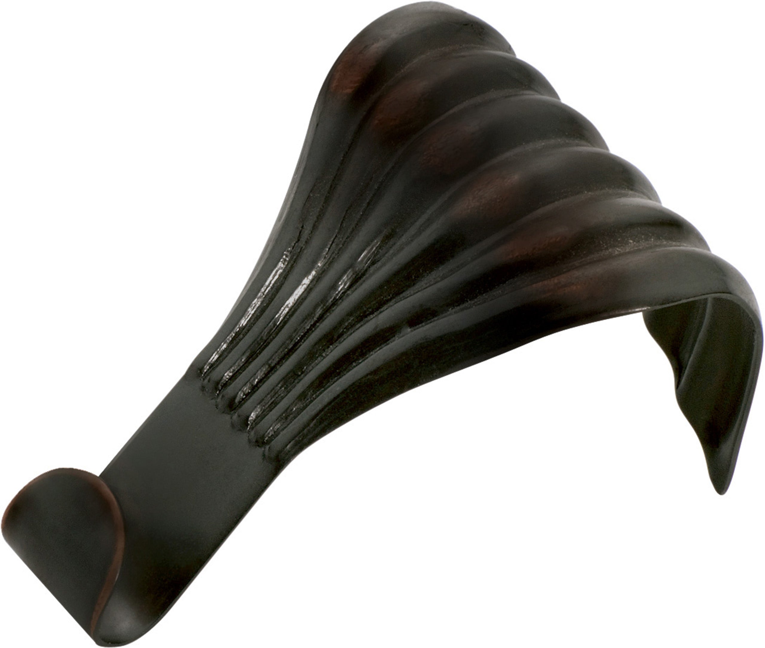 Fluted Picture Rail Hooks Antique Copper