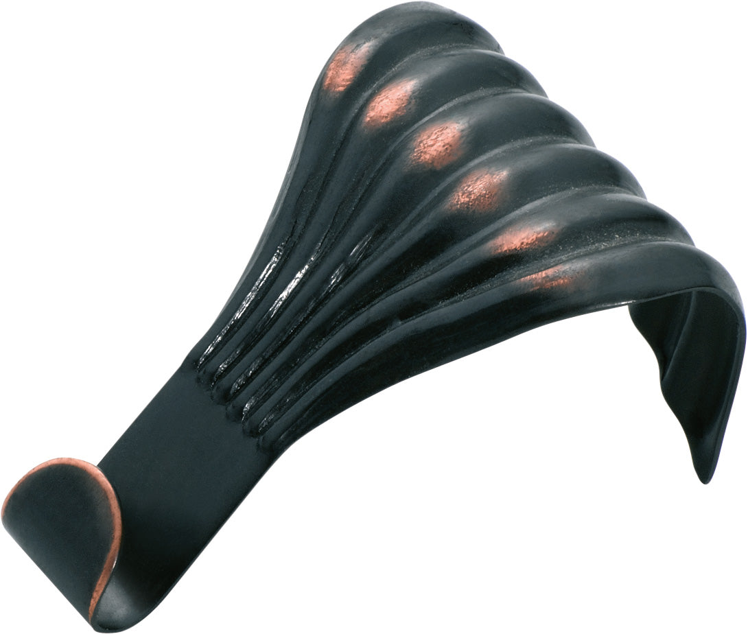 Fluted Picture Rail Hooks Antique Copper