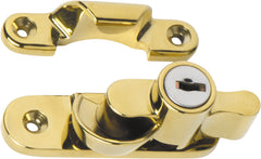 Key Operated Locking Sash Fastener Anti-tarnish Brass