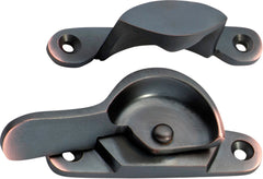 Narrow Sash Fastener Antique Copper