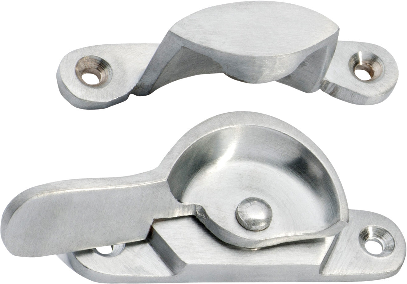 Narrow Sash Fastener Satin Chrome