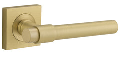 Helsinki Lever - Square Rose Brushed Gold PVD / Solid Brass