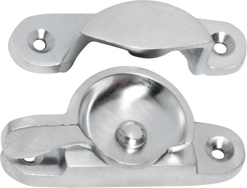 Classic Sash Fastener Satin Chrome