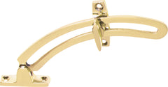 Classic Quadrant Stay Polished Brass / L150mm