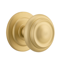 Sarlat Centre Door Knob Brushed Gold PVD / Solid Brass