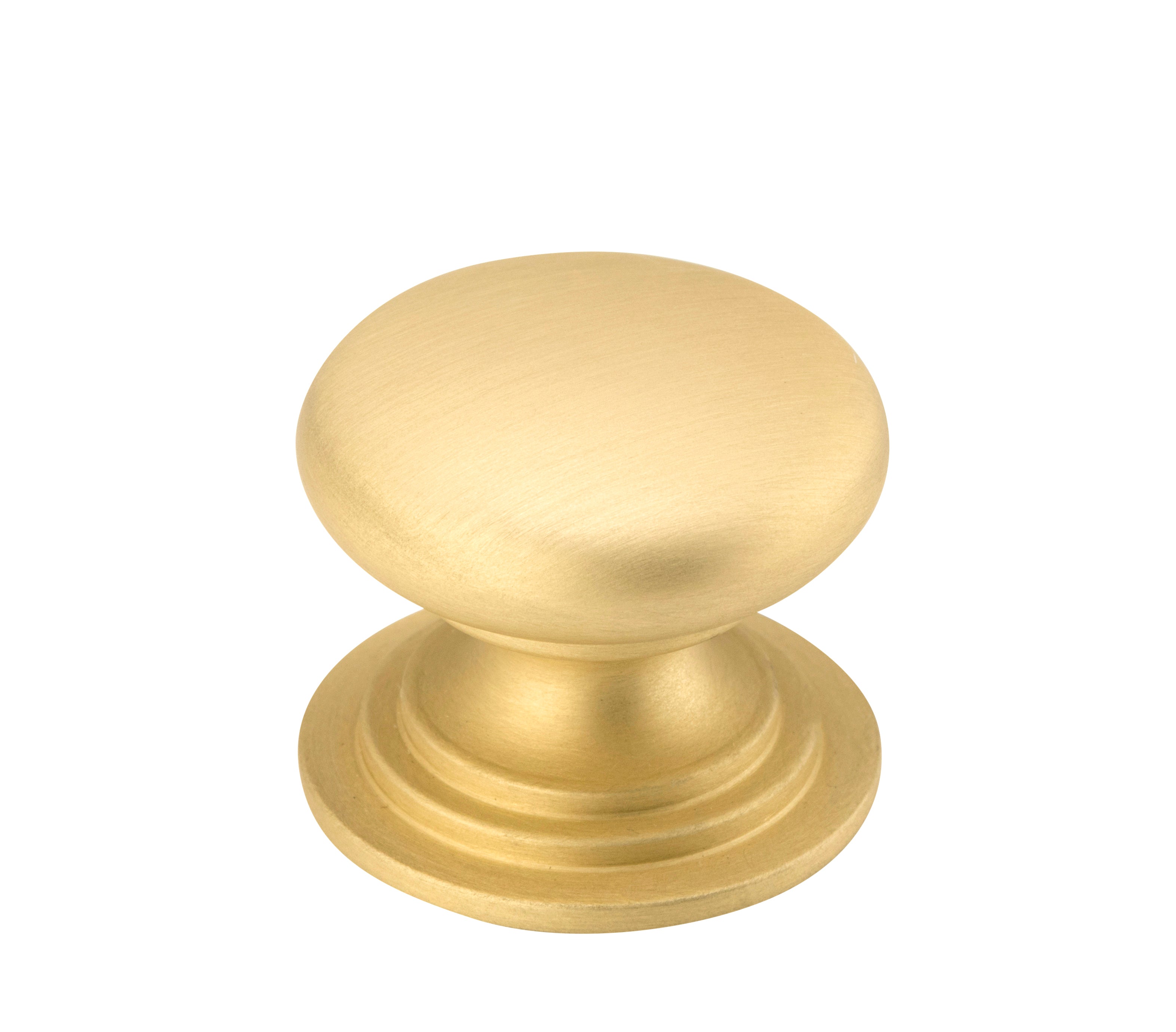 Sarlat Cupboard Knob Ð P27xD32mm Brushed Gold PVD / Solid Brass