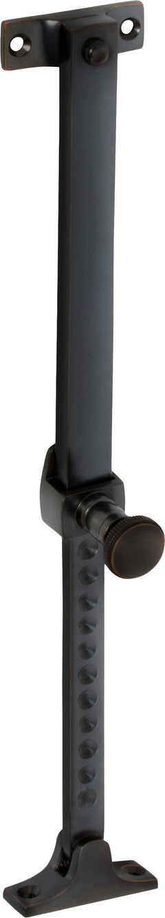 Telescopic Screw Down Casement Stay - L200-295mm Antique Copper