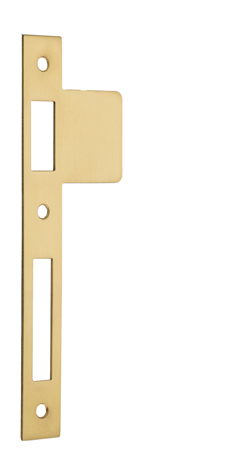 Extended 85mm Strikers - H198xW63mm Brushed Gold PVD / Solid Brass