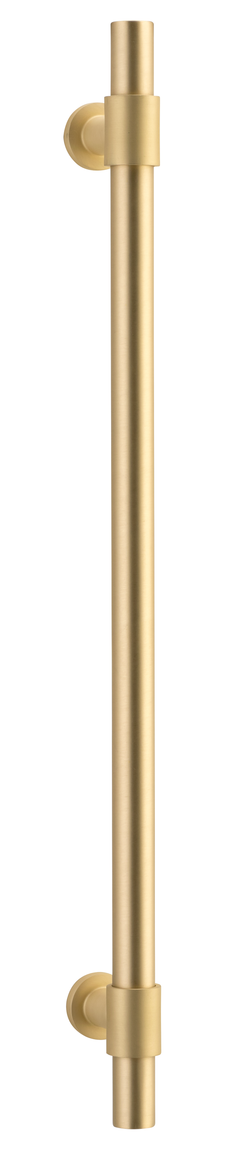 Helsinki Pull Handle  - 450mm Brushed Gold PVD / Solid Brass