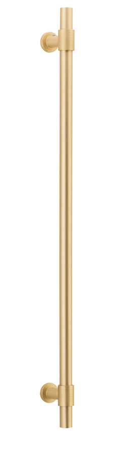Helsinki Pull Handle  - 600mm Brushed Gold PVD / Solid Brass