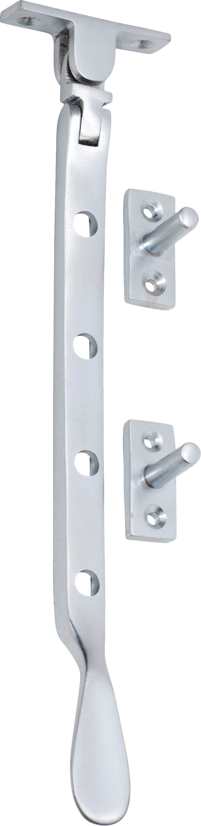 Base Fix Casement Stay Satin Chrome / L200mm