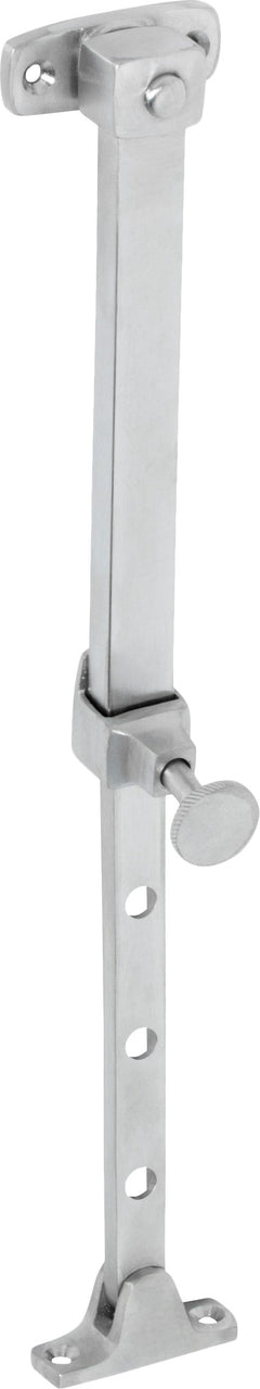 Telescopic Pin Casement Stay - L200-295mm Satin Chrome