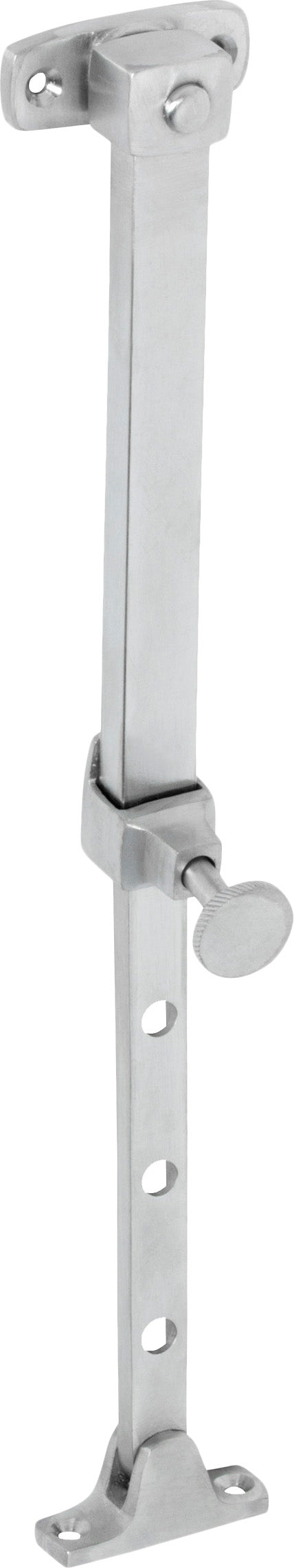 Telescopic Pin Casement Stay - L200-295mm Satin Chrome