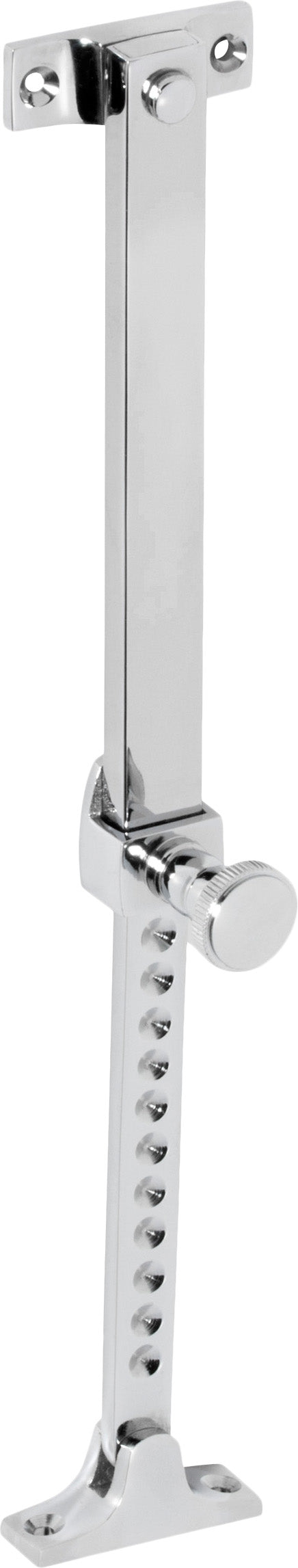 Telescopic Screw Down Casement Stay - L200-295mm Chrome Plated
