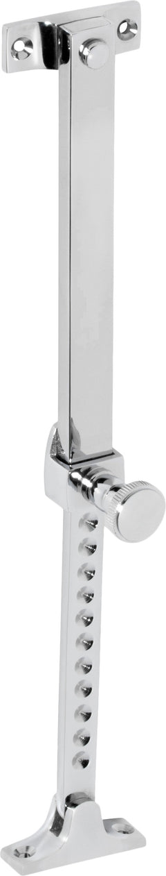 Telescopic Screw Down Casement Stay - L200-295mm Chrome Plated