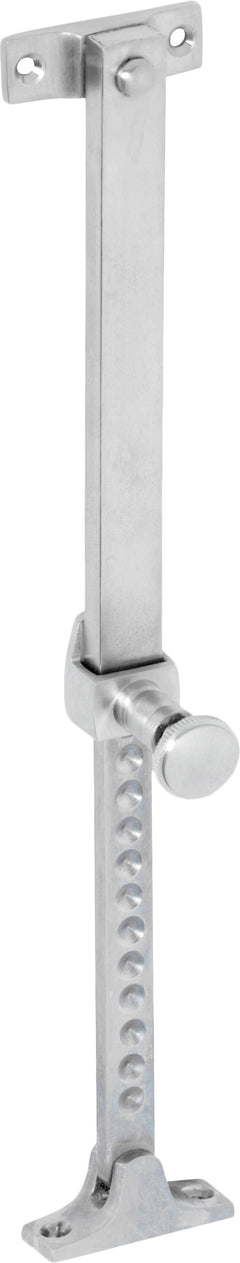 Telescopic Screw Down Casement Stay - L200-295mm Satin Chrome