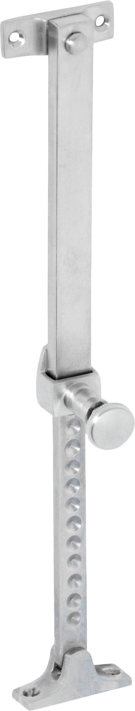 Telescopic Screw Down Casement Stay - L200-295mm Satin Chrome