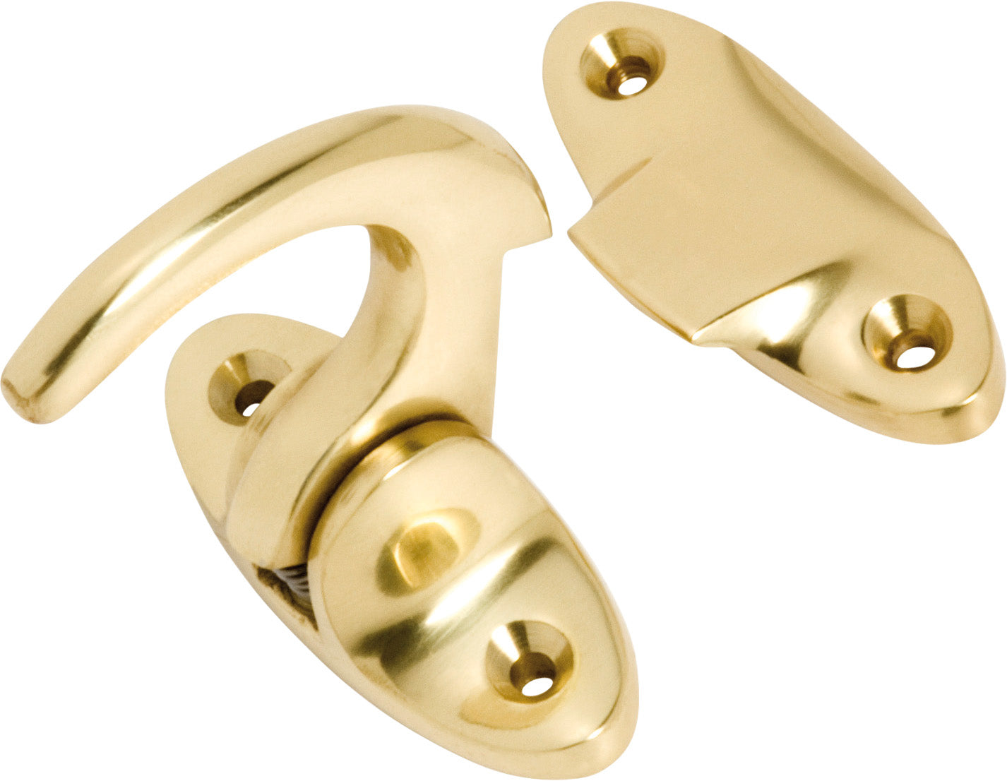Spur Catch Polished Brass