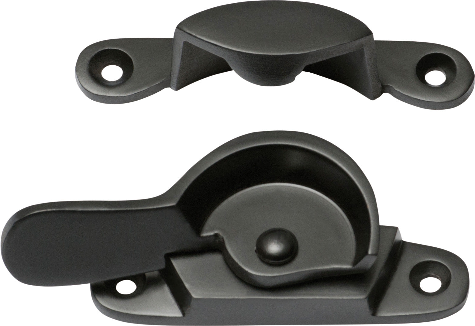 Narrow Sash Fastener Matt Black