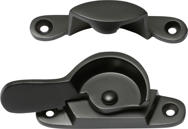Narrow Sash Fastener Matt Black