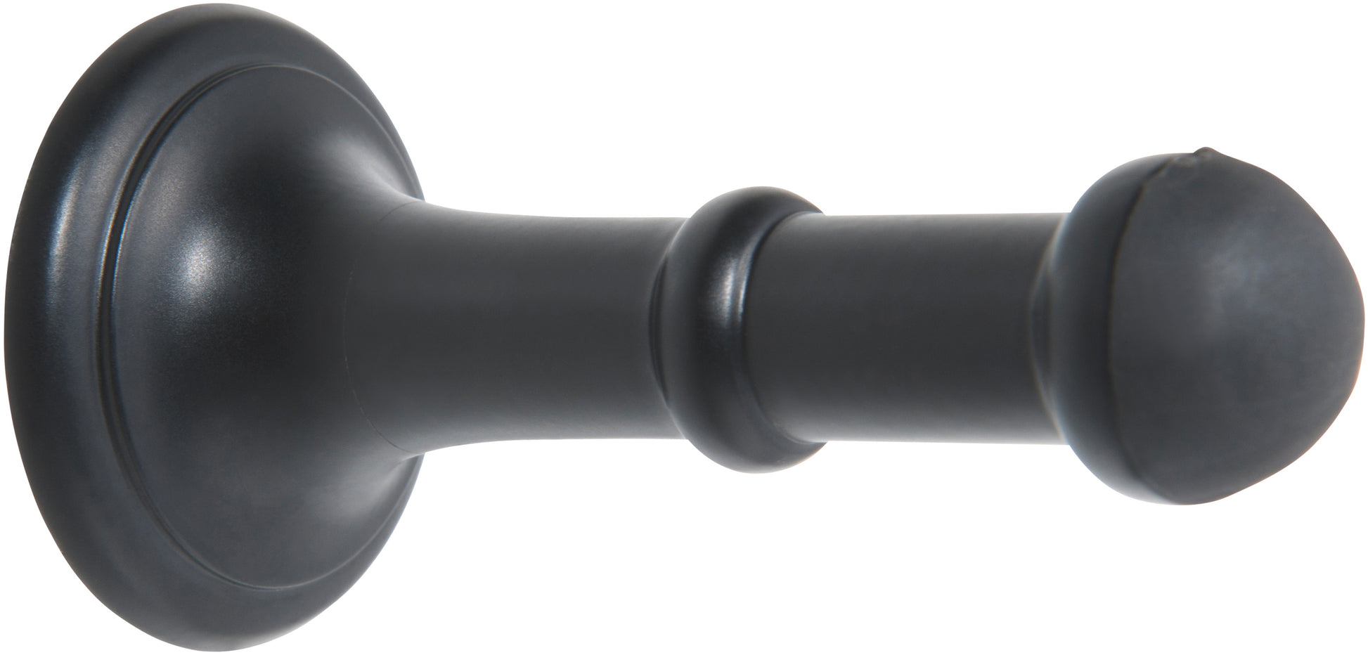 Small Concealed Fix Door Stop Matt Black