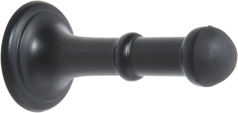 Small Concealed Fix Door Stop Matt Black