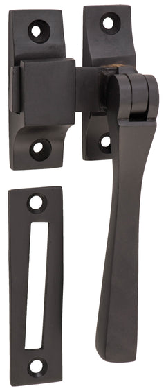 Square Casement Fastener Matt Black