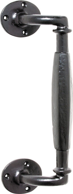 Iron Pull Handle - Offset H265xP60mm Matt Black