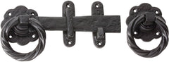Gate Latch and Ring Matt Black