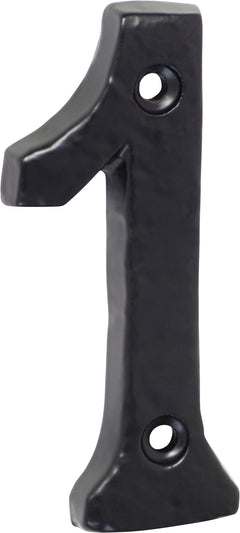 Numerals - 1 Matt Black