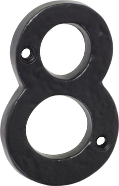 Numerals - 8 Matt Black