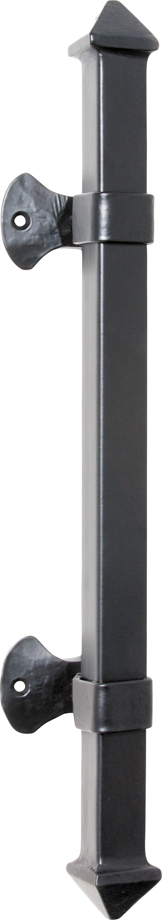 Iron Pull Handle - Square H450xP62mm Matt Black
