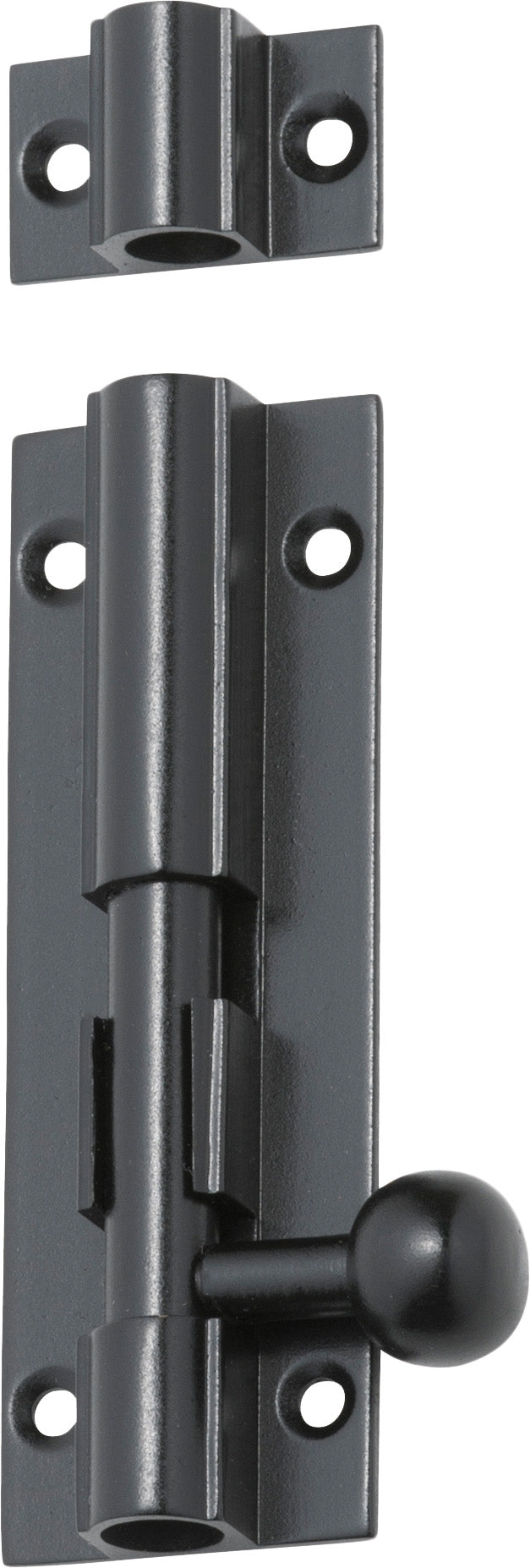 Barrel Bolt Matt Black / L75mm